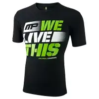 MusclePharm T Shirt 'We Live This' Siyah